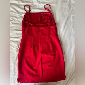 Urban outfitters red dress with tie back